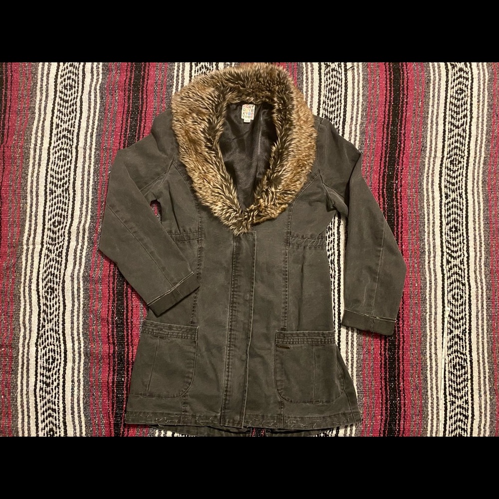 Roxy faux fur coat
